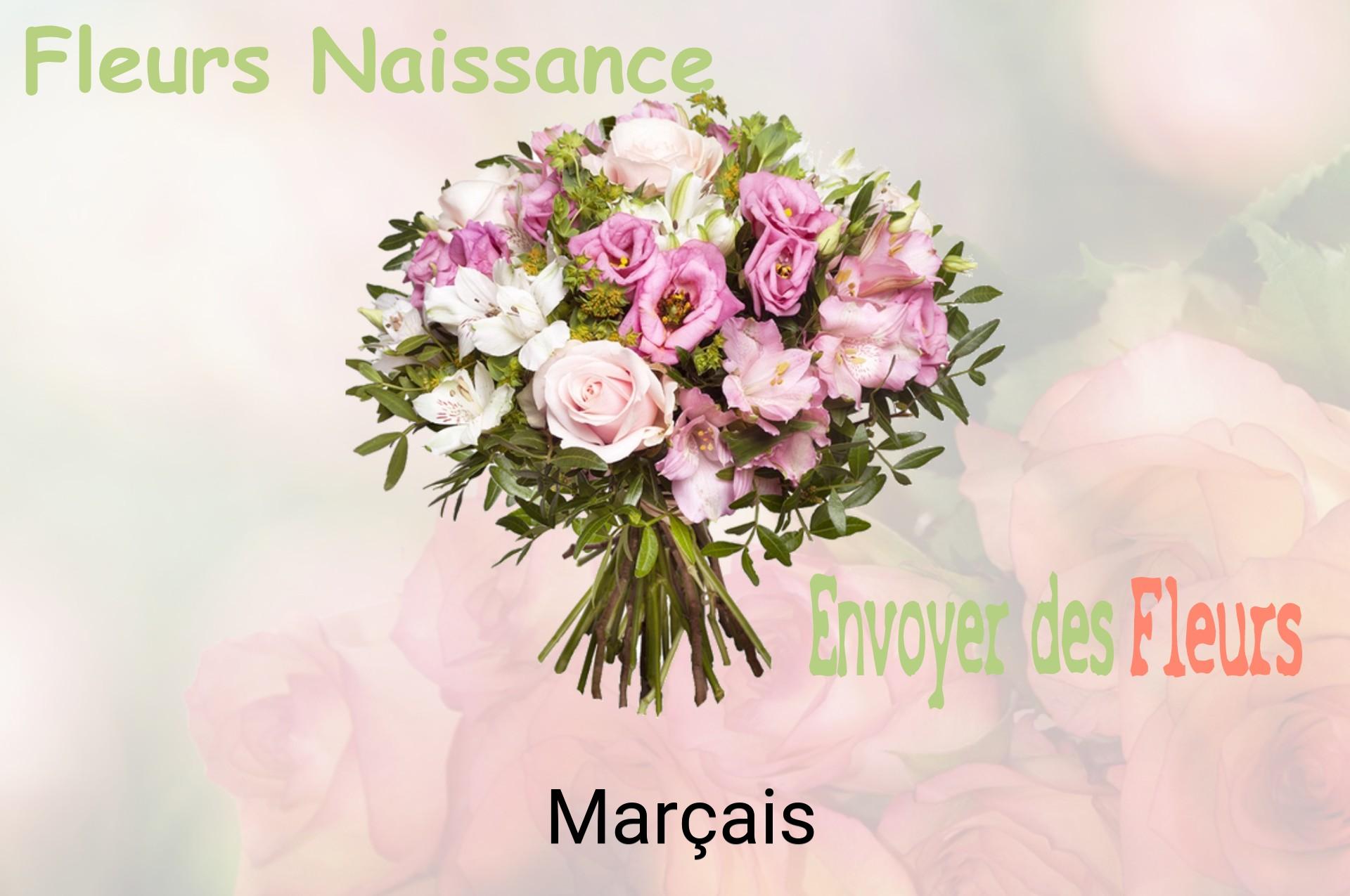 Bouquet de fleurs de naissance livré à Marçais